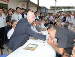 Çiğli Belediye Başkanı Bulut, İşçilerle Bayramlaştı