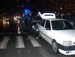 Alkollü Sürücü Zincirleme Kazaya Sebep Oldu: 1 Yaralı