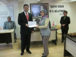 Aile Eğitim Kursunu Bitirenlere Sertifika Verildi