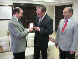 Almanya'nın Ankara Büyükelçisi Dr. Cuntz, Kış Oyunları İçin Erzurum'a Geldi