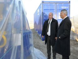 Pomza Fabrikasının Makineleri Geldi