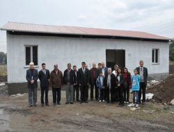 Şehit Ve Gazi Ailelerine Yaptırılan Binasının Kaba İnşaatı Tamamlandı