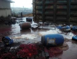 Zehirli Varilleri Toprağa Gömerken Yakalandılar