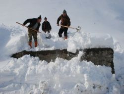 Çığ, Su Deposunu Tahrip Etti