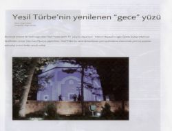 Yeşil Türbe, Mimari Aydınlatma Tasarımı Dergisi’ne Konu Oldu