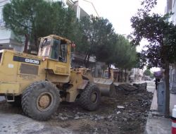 İnönü Caddesi Yol Çalışmaları Sebebiyle Trafiğe Kapatıldı.