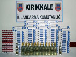 Kırıkkale’de Kaçak İçki Ve Sigara Ele Geçirildi!