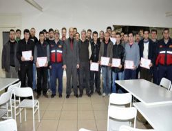 İtfaiye, Özel Sektör Çalışanlarına Eğitim Verdi