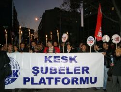 Kesk'ten Torba Yasaya Karşı Meşaleli Yürüyüş