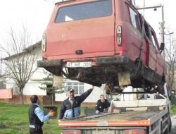İzmit'te Hurda Araçlar Toplanıyor