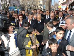 Mhp Lideri Bahçeli Polatlı'da Esnaf Ziyareti Yaptı