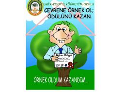 Çevreye Örnek Okullar Ödüllendirildi