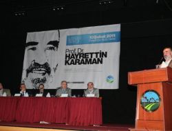 Sakarya'da Hayrettin Karaman'a Saygı Gecesi Düzenlendi