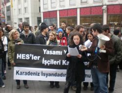 Kahramanmaraş’taki İşçi Ölümü İçin Beyoğlu'nda Eylem Yaptılar