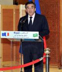 Fransa Başbakanı Fillon, Riyad’ı Ziyaret Etti