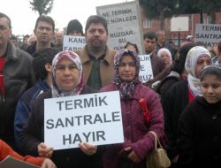 Sarıseki'de Termik Santrale Karşı Pankartlı Eylem Yapıldı