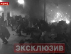 Moskova'daki Terör Saldırısının Korkunç Patlama Anı