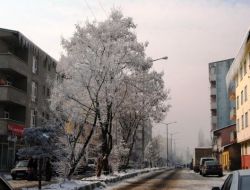 Ağrı'da Hava Sıcaklığı Gündüz Sıfırın Altında 20 Dereceyi Gördü