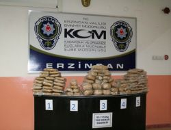 Erzincan'da 53 Kilo 115 Gram Esrar Ele Geçirildi