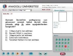 Anadolu Üniversitesi’nde Online Sınav Dönemi