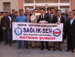 Sağlık Sen Batman Şubesi Yeşil Kart Birimindeki Sorunların Çözülmesini İstedi