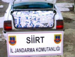 Siirt'te 5 Bin Paket Kaçak Sigara Ele Geçirildi