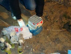 Siirt’e Bağlı Kurtalan İlçesinde Hazırlanmış 60 Molotof Kokteyli Bulundu