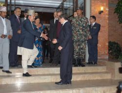 Davutoğlu, Nepal Devlet Bakanının Onuruna Verdiği Akşam Yemeğine Katıldı