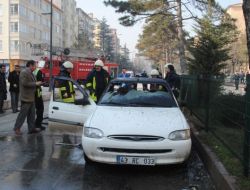 Seyir Halindeki Lpg'li Otomobilde Patlama: 1 Yaralı!