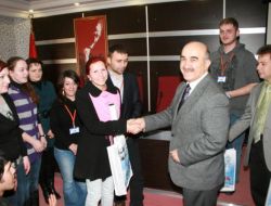 Avrupa’lı Gençler Talas’ı Gezdi