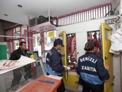 Denizli'de Kasaplar Denetlendi