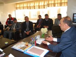 Muhtarlar Kaymakam Sevgili'yi Ziyaret Etti
