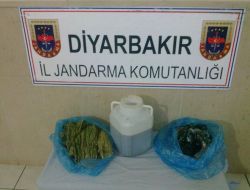 Jandarma Diyarbakır’da 1 Kilogram 400 Gram Esrar Ele Geçirdi!