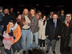 LİBYA’DAN GELEN 13 İŞÇİ KARŞILANDI