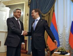 Medvedev, Sarkisyan'la Görüştü!