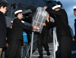 ORUÇ REİS FIRKATEYNİ MARMARİS'E DEMİR ATTI