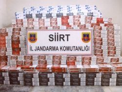 SİİRT'TE KAÇAK SİGARA ELE GEÇİRİLDİ!