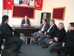 İŞADAMLARI SAADET PARTİSİ'NE TAZİYE ZİYARETİ