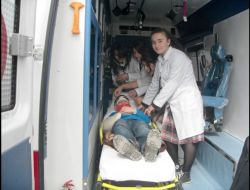 İlköğretim Okulunda Deprem Ve Yangın Tatbikatı Yapıldı
