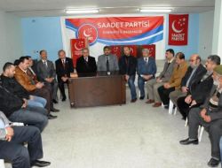 Belediye Başkanı Kara, Saadet Partisi'ne Taziye Ziyaretinde Bulundu