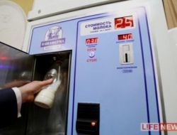 Rusya’da 'Taze Süt' Makinesi İlgi Çekiyor