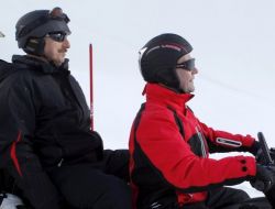 Aliyev İle Medvedev'in Kayak Keyfi