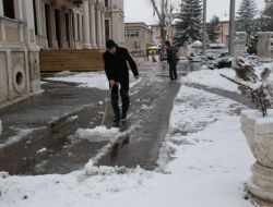 Bolu Kent Merkezi Beyaza Büründü