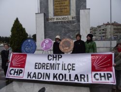Chp’li Hanımlar Tipi Altında Basın Açıklaması Yaptı