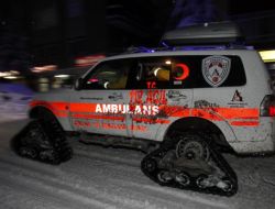 Ankara’da Hastaların İmdadına Paletli Ambulanslar Yetişti