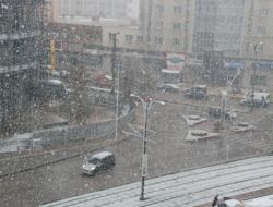 Gaziantep'te Kar Sevinci