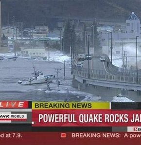 Japonya'da Dev Deprem