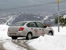 Evde Bakım Hizmeti Karlı Havada Aralıksız Devam Etti