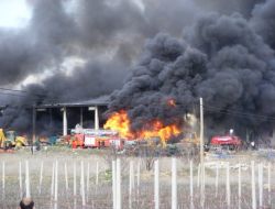 Soğuk Hava Deposunda Korkutan Yangın