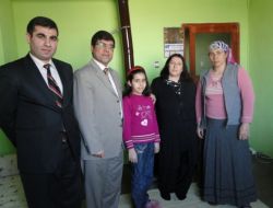 Milli Eğitim Müdürü Aksoy, Evde Eğitim Gören Öğrenciyi Ziyaret Etti